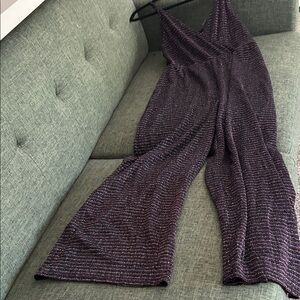 Wild Fable Shimmering Black Jumpsuit